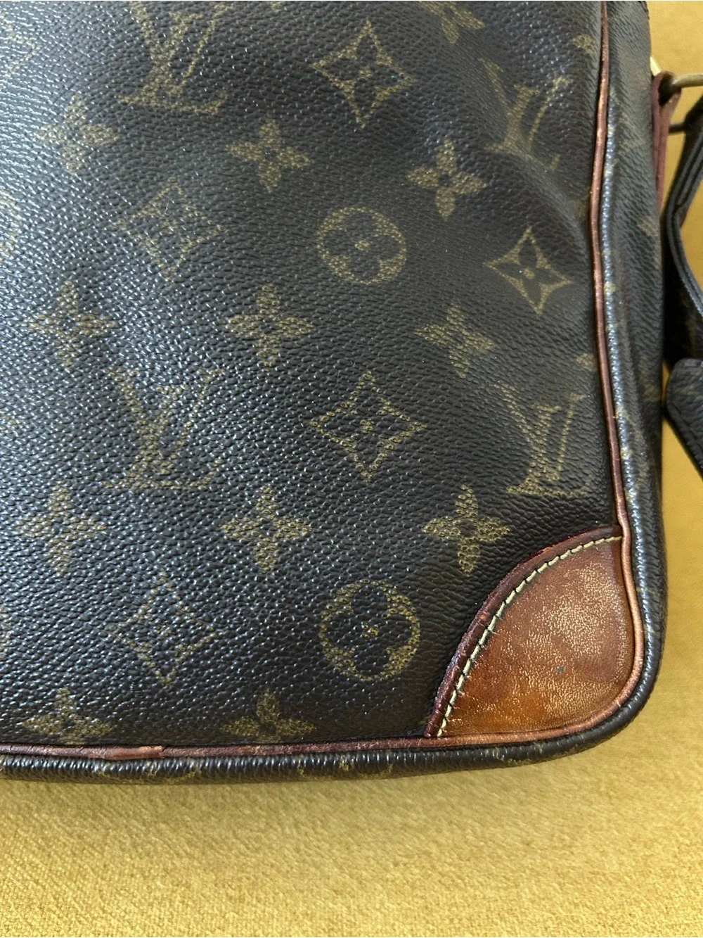 Louis Vuitton Vintage Monogram Danube MM Crossbody Bag (w/ COA)